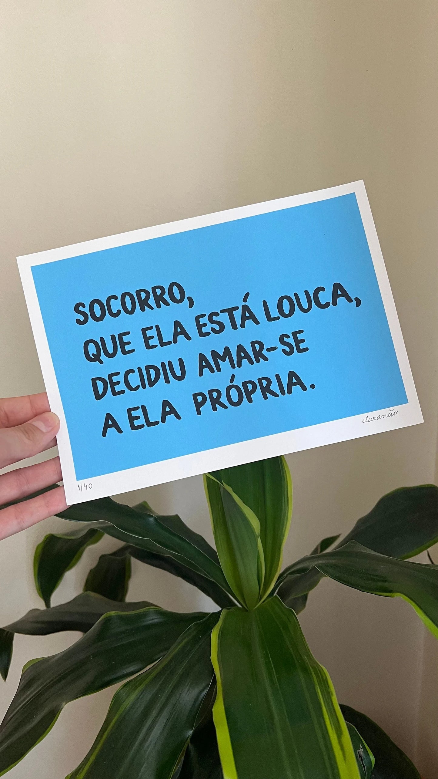 Socorro que ela está louca